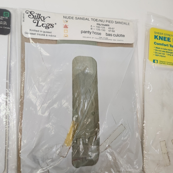 Vintage Panty Hose New 1970s Sheer Luxury Stockings Pantyhose Hosiery Ny… - Picture 7 of 8